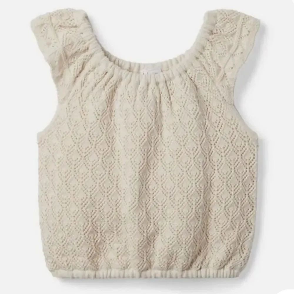 Janie and Jack Crochet Scalloped Trim Top and Shorts Size 16